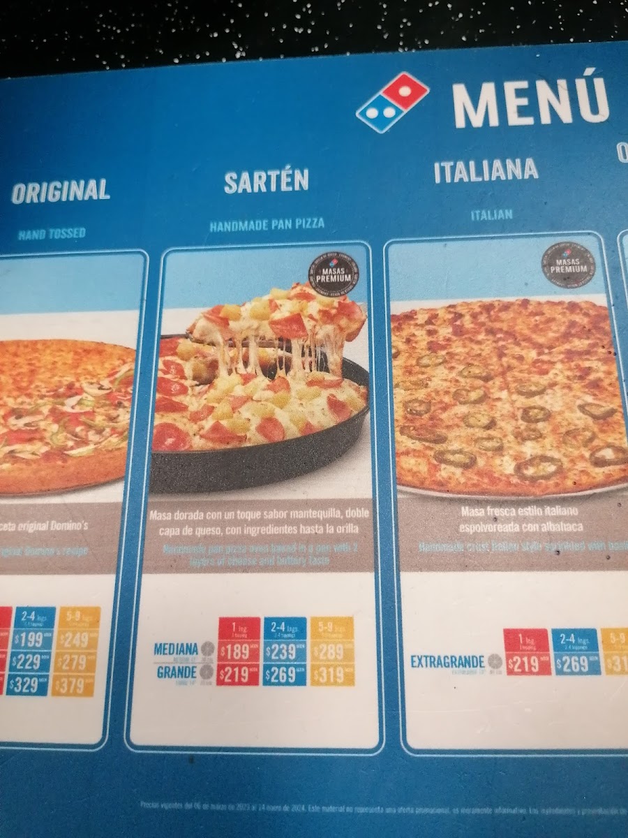 Domino's Cholula Centro Menu - Image 2